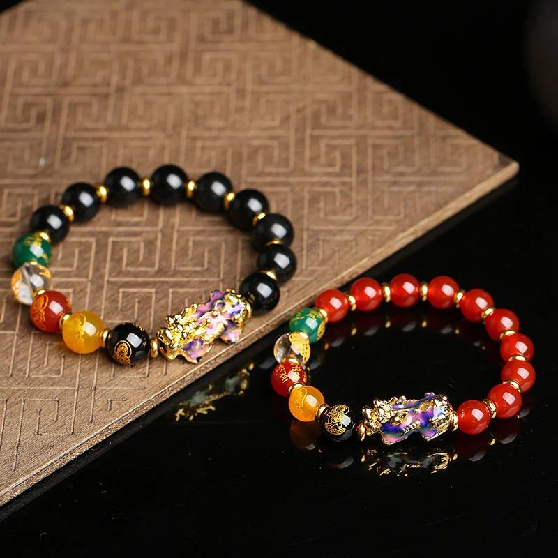 PiYao Citrine Agate Wealth Bracelet