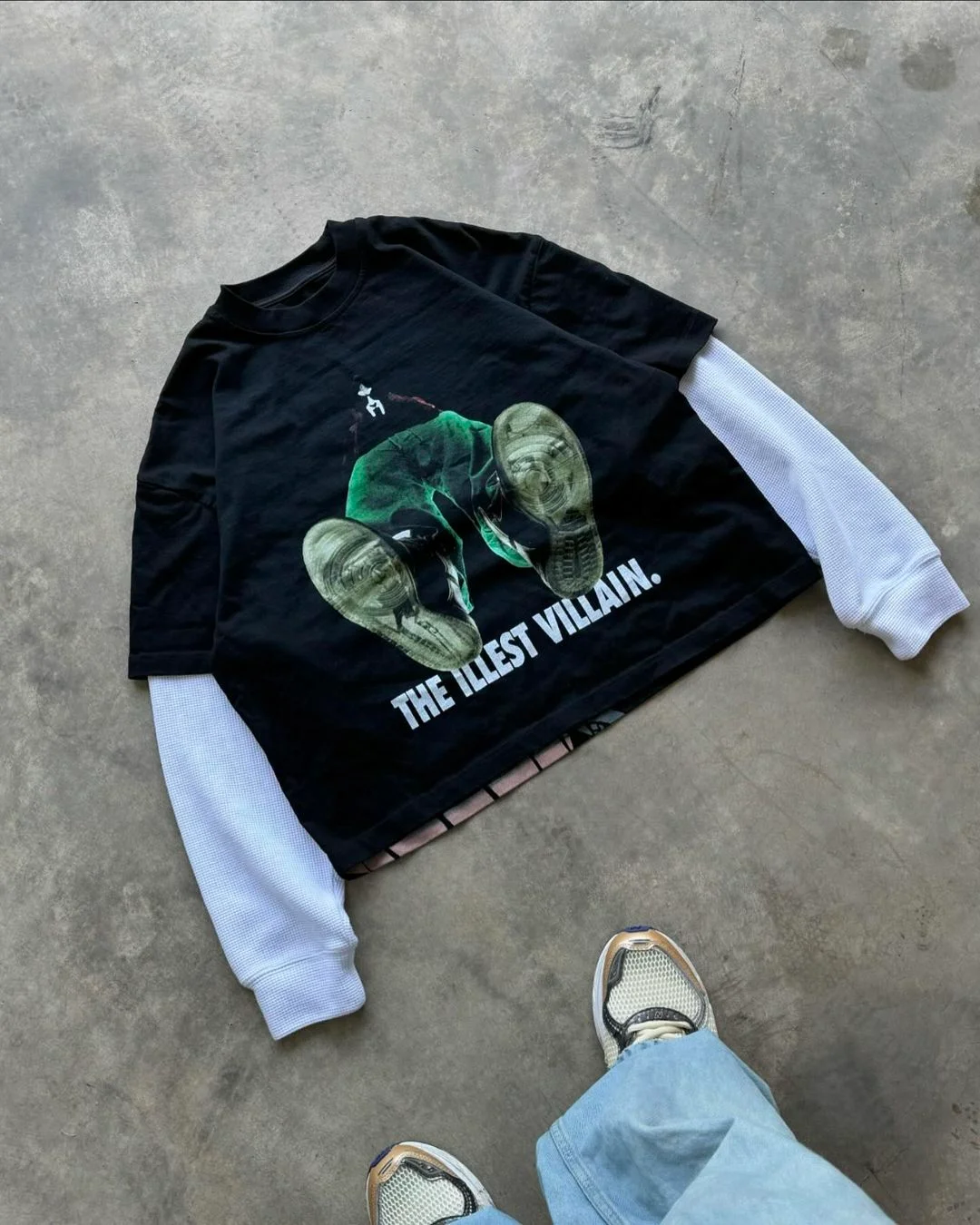 Aonga Harajuku hot selling printed long sleeves graphic t shirts oversize streetwear goth sweatshirt y2k tops grunge men women clothes aonga