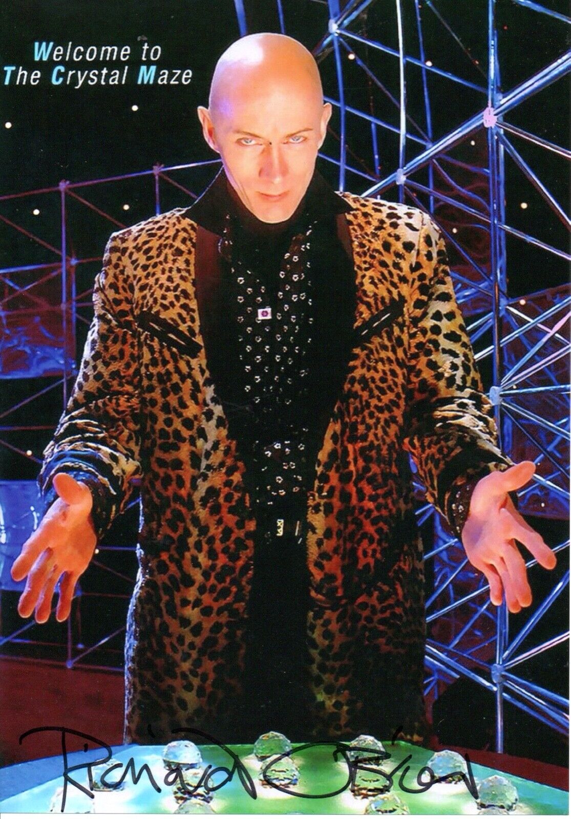 Richard O'Brien HAND SIGNED 8x12 Photo Poster painting Autograph Crystal Maze C/W COA