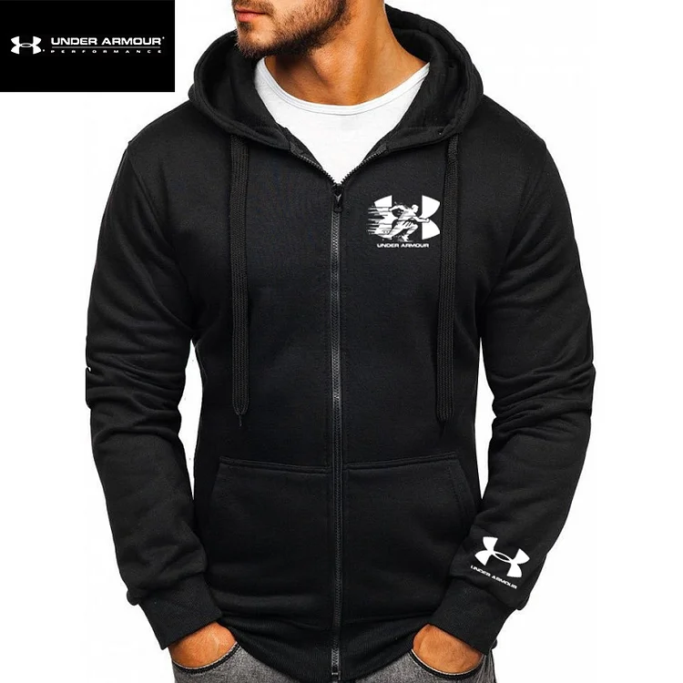 Nowa ciepła kurtka puchowa z kapturem marki Under Armour