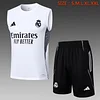 Joyfball 2025/2026 Real Madrid pre-match training White Jersey+Shorts  1:1 Thai Quality