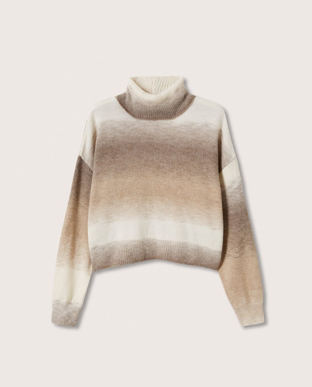 Bicolour knit sweater