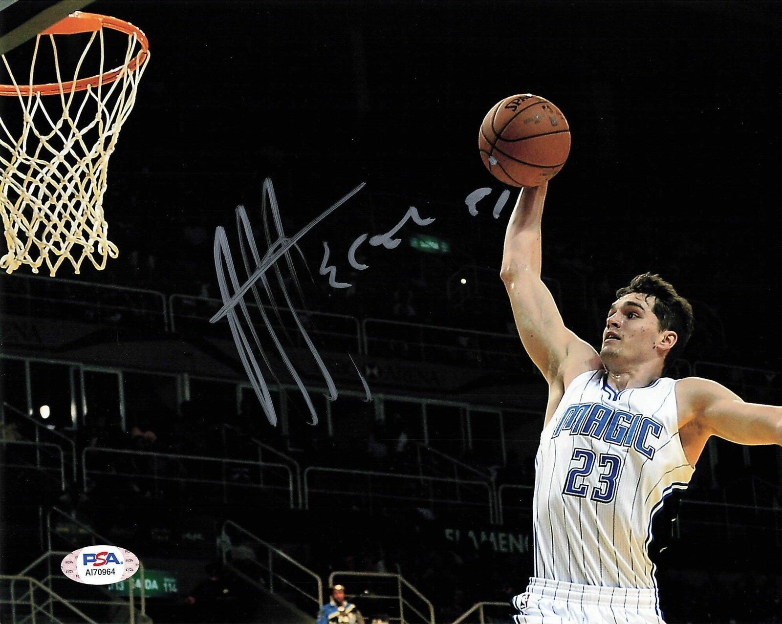 Mario Hezonja signed 8x10 Photo Poster painting PSA/DNA Orlando Magic Autographed