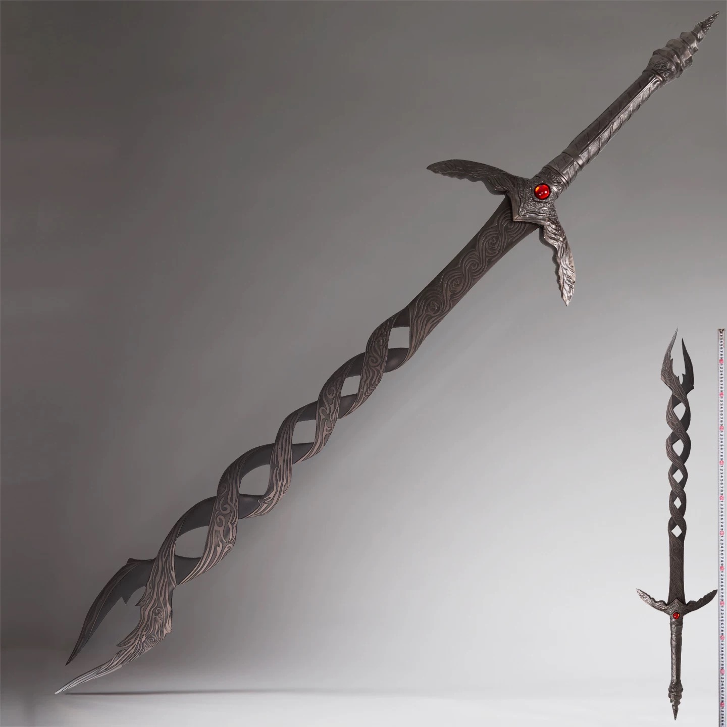 Elden Ring Hunter Godslayer Greatsword Metal COS Weapon Model Prop, Unsharpened - MyHiddenBlade