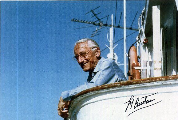 JACQUES COUSTEAU Signed Photo Poster paintinggraph - Scientist / Marine Conservationist Preprint