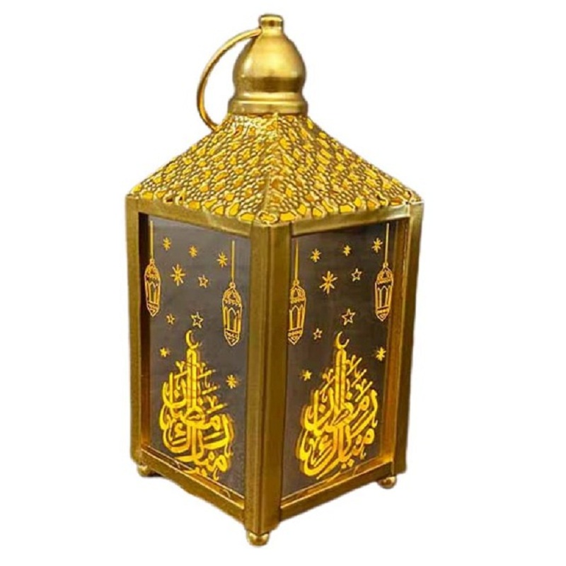 

Sayletre element Eid al LightFitr Ramadan Islamic elegant square Ramad Light, Small wind lamp small (white), 501 Original