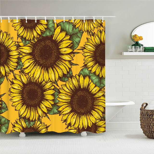

Shower Curtain – Sunflower Flowers-180*180cm, 501 Original
