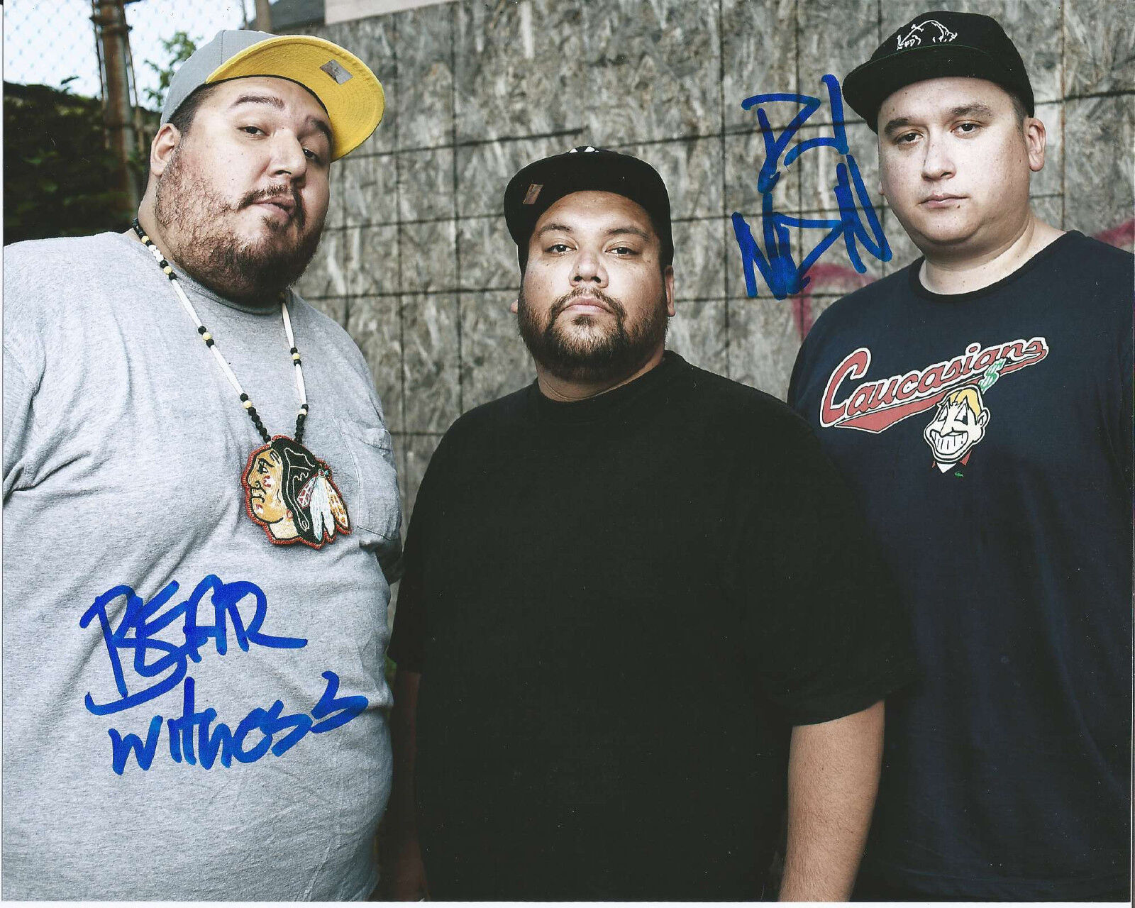 A TRIBE CALLED RED HAND SIGNED AUTHENTIC 8X10 Photo Poster painting w/COA ELECTRONIC GROUP EDM