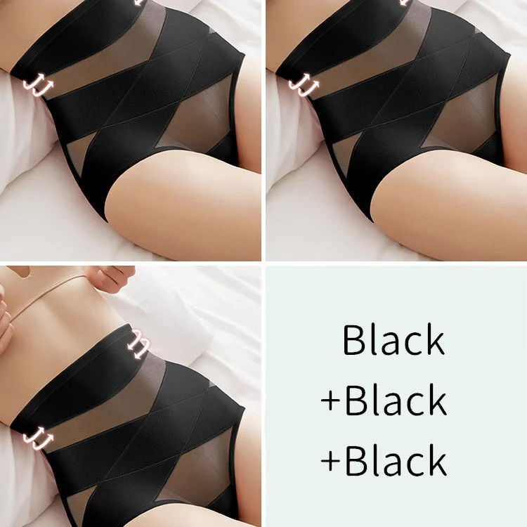 High Waist Panties Women Cotton Underwear Slimming Shapers Sexy Brief Female Butt Lift Tummy Control Underpants Summer Intimates