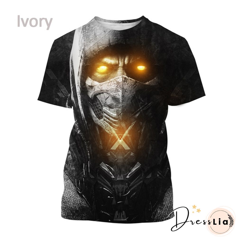 New Mens Fashion Print T-Shirt
