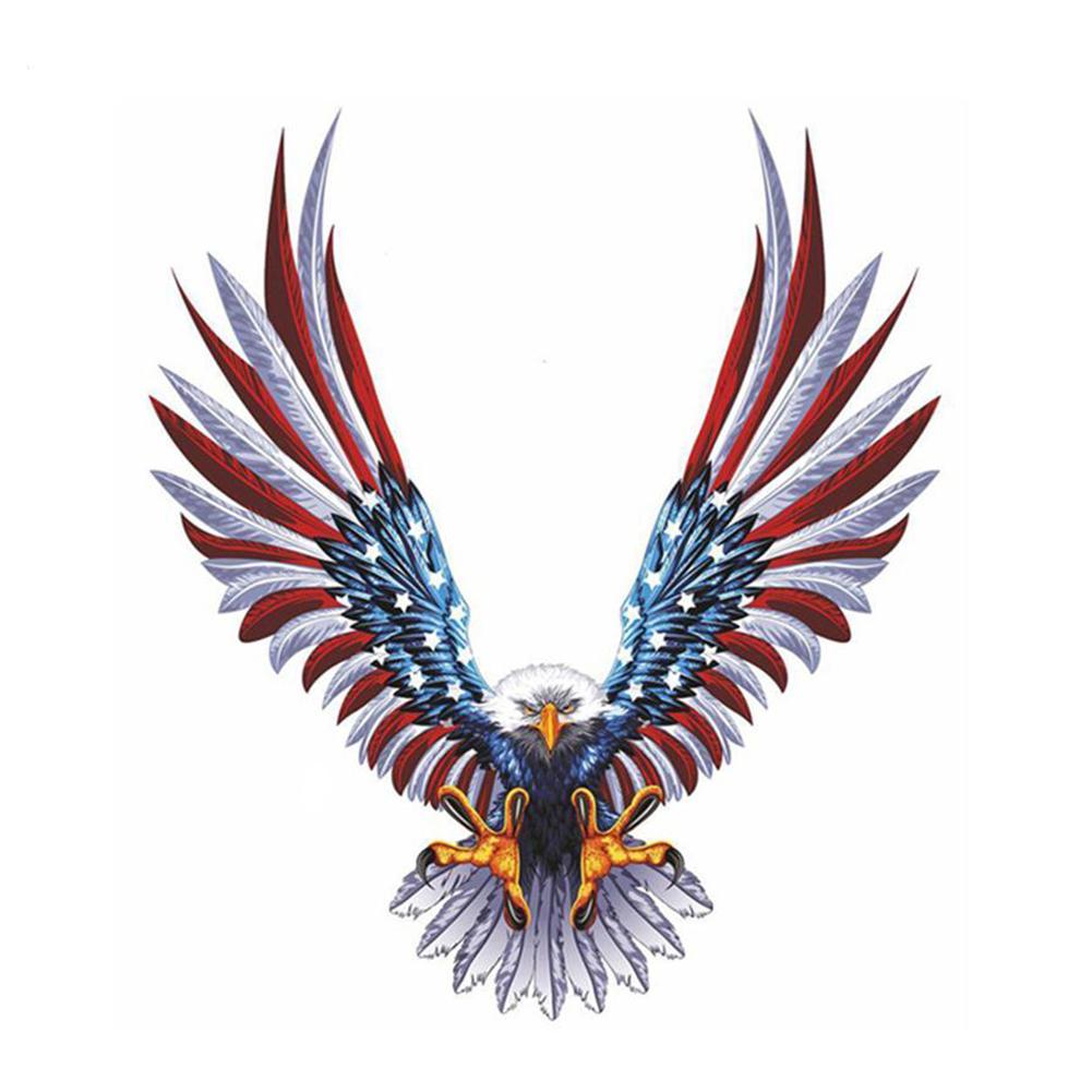 

15x17cm Personality Car Sticker USA Eagle Reflective Decal Auto Decoration, 501 Original
