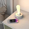 Portable Installation Intelligence Joystick Control Night Light,Joystick Lamp NightLight Decor,Creative Small Night Lamp for Kids Room for Bedrooms, Kitchen, Hallway (White)