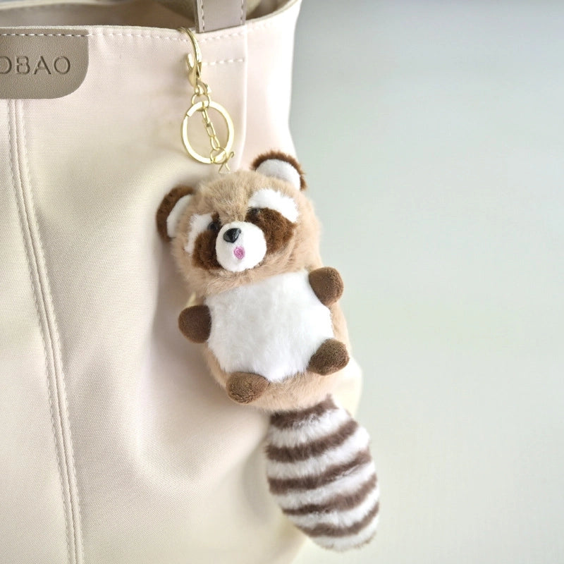 Elegant Lady Animal PP Cotton Plush Unisex Keychain