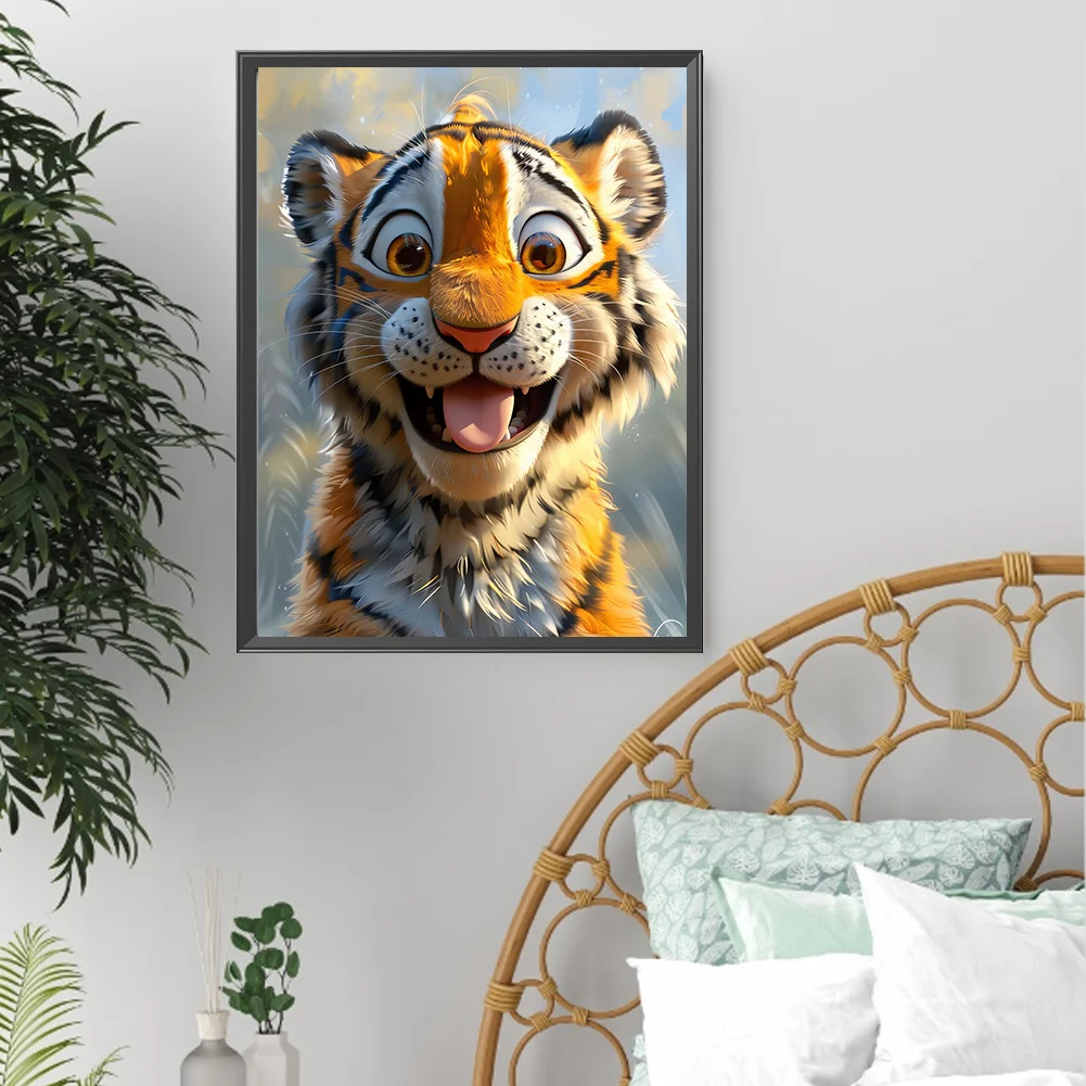 Diamond Painting - Full Square Drill - Tiger(Canvas|35*45cm)