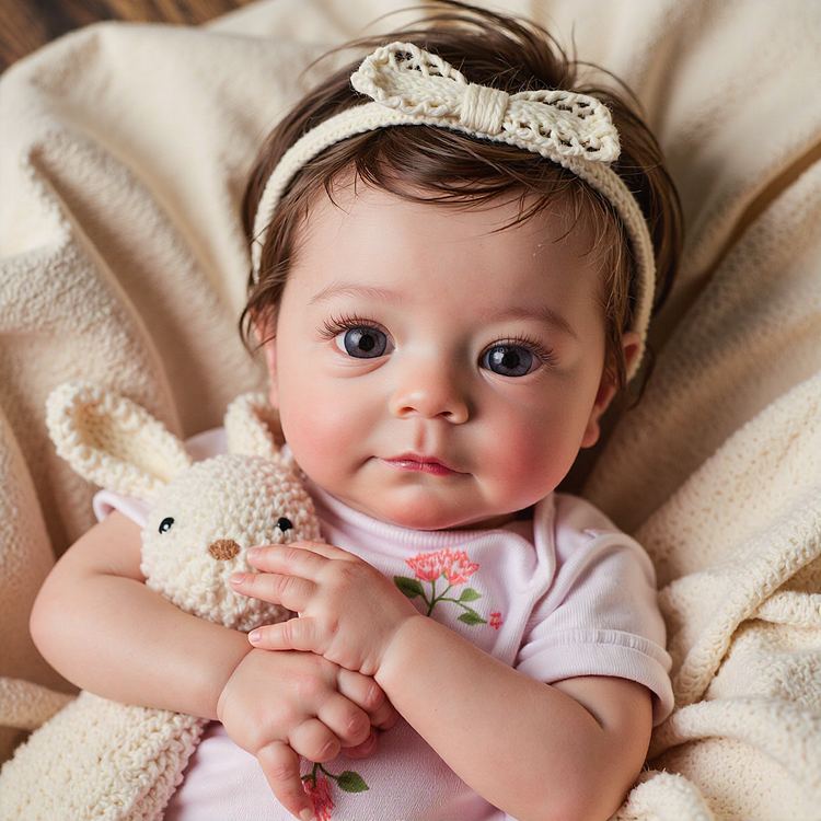 [New] 18" Real Lifelike Cute Blue Eyes Reborn Newborn Doll Named Yediar：Realistic Reborn Baby Dolls By Rsgdolls®