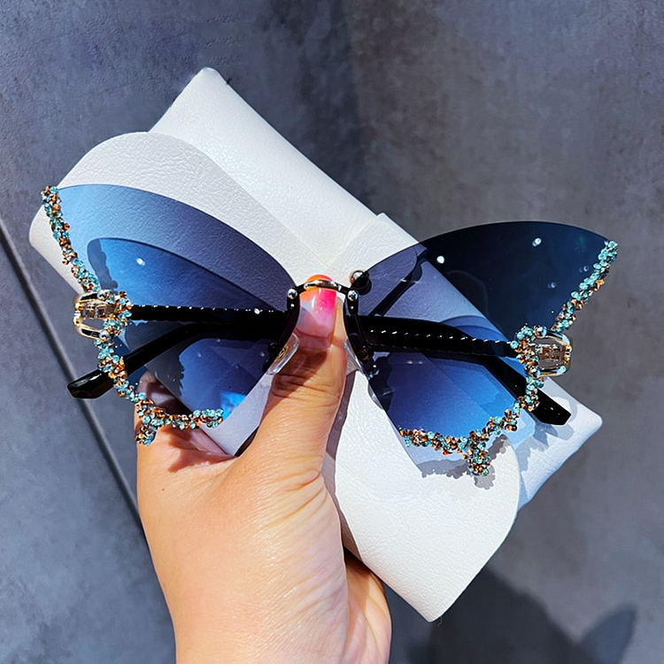 DIAMOND BUTTERFLY SUNGLASSES