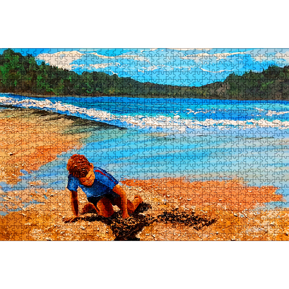 

Beach Boy - 1000 Pieces Jigsaw Puzzle, 501 Original