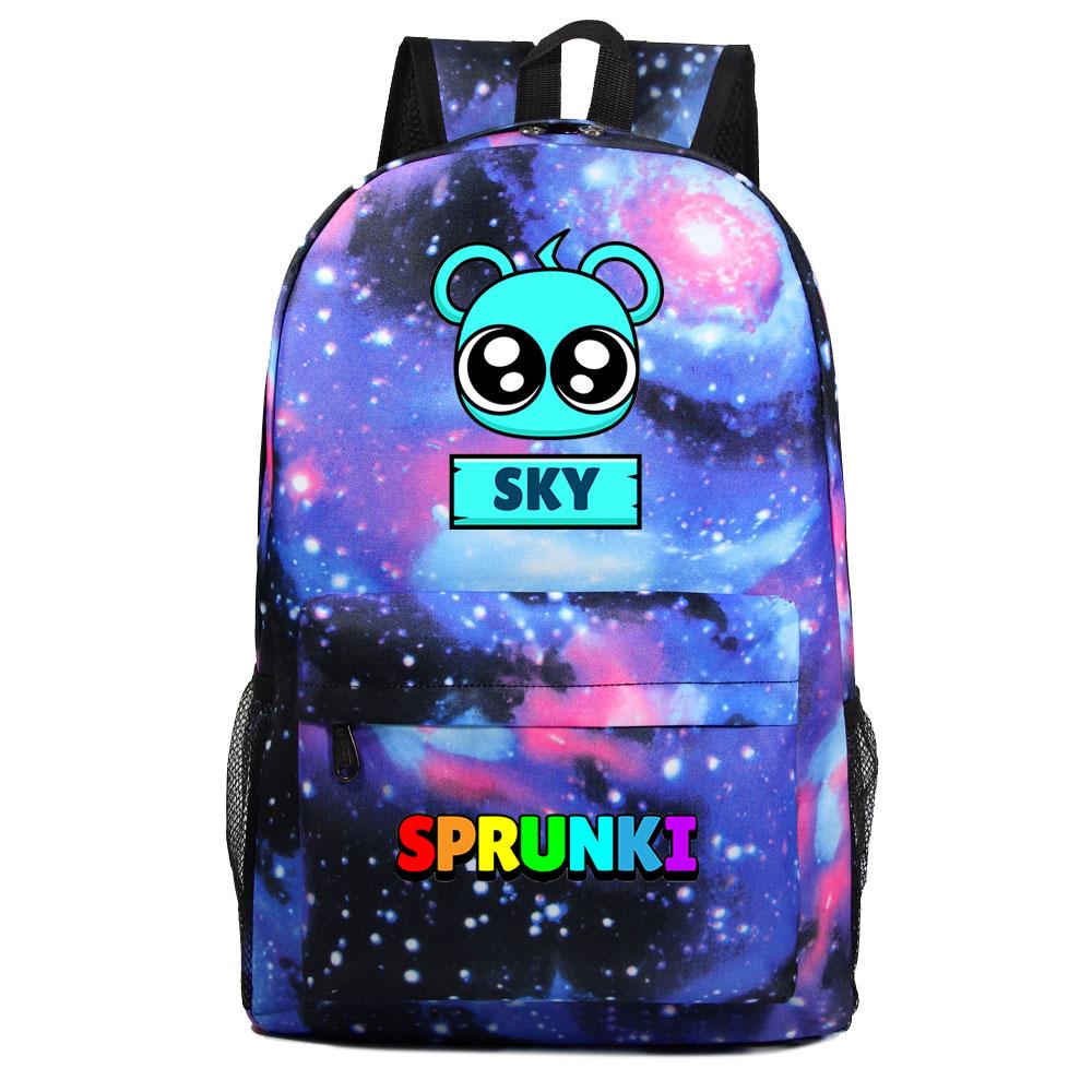 Mayoulove Sprunki Backpack Lightweight Design Water-Resistant Perfect for School and Outdoor Adventures-Mayoulove