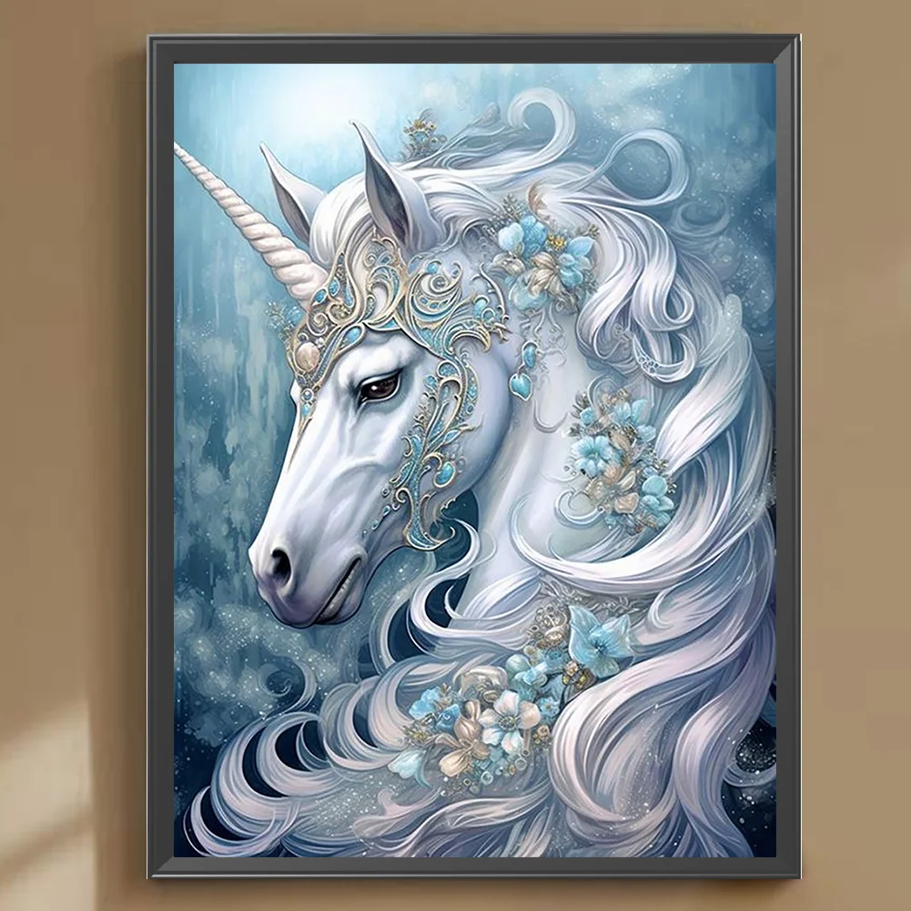 Diamond Painting - Full Round Drill - Unicorn(Canvas|30*40cm)