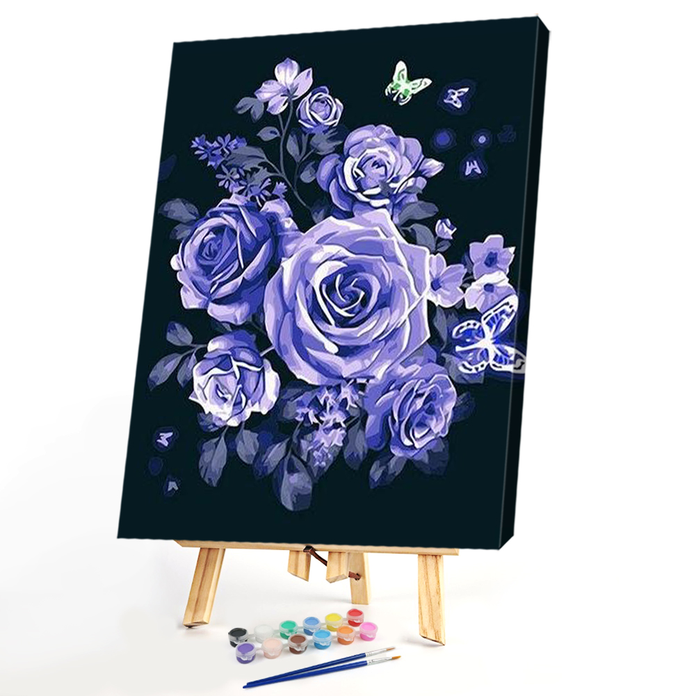 

40*50CM - Paint By Numbers - Flowers, 501 Original