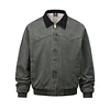 Men's Workwear Lapel Lambswool Denim Jacket