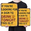 Funny Warning - Vintage Metal Signs(8*12Inch) - Bar