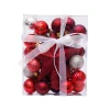 30PCS New Year Christmas's Tree 3/11CM Decor Balls Set