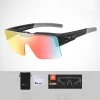 Cycling Glasses Polarized Color Changing Flip Cover Myopia Set Goggles