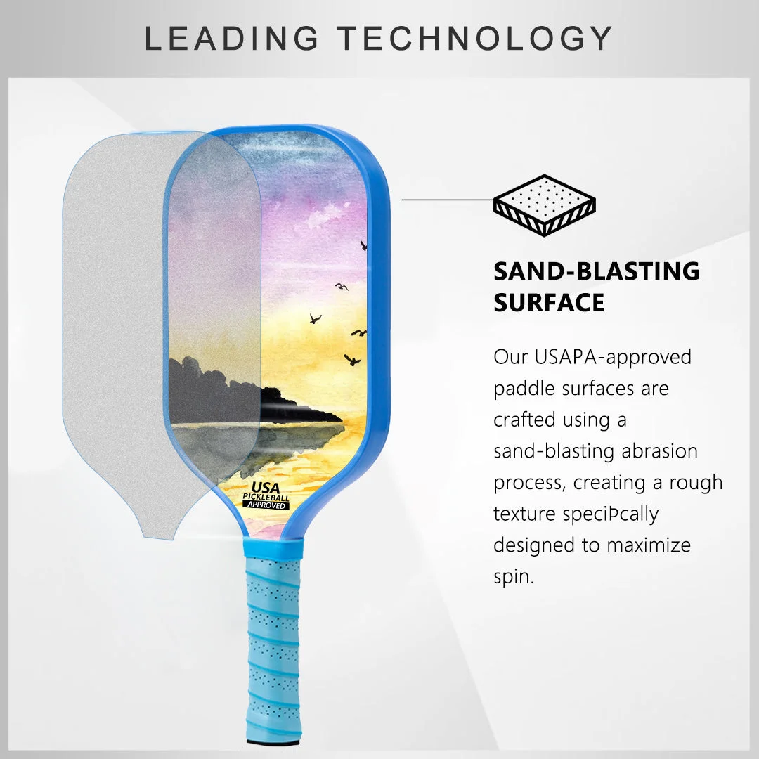 Original Paddle (16mm) T700 Sandblasted Carbon Fiber-Playful Paint Paddle