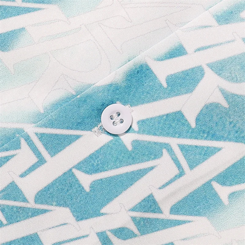 AMIRI 2023 new silk short-sleeved shirt