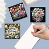 6Pcs f&ecirc;te d&rsquo;anniversaire-bricolage carte de voeux
