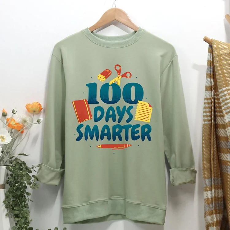 100 day smarter Women Casual Sweatshirt-0021487