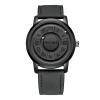 Cool Magnetic Levitation Watch, Men's Quartz Watch Without Mirror Magnetic Bead Dial Steel Men's watch, Magnetic Bead Analog Watch, Unique Pointer Design, Casual Fashion Waterproof Men's Watch