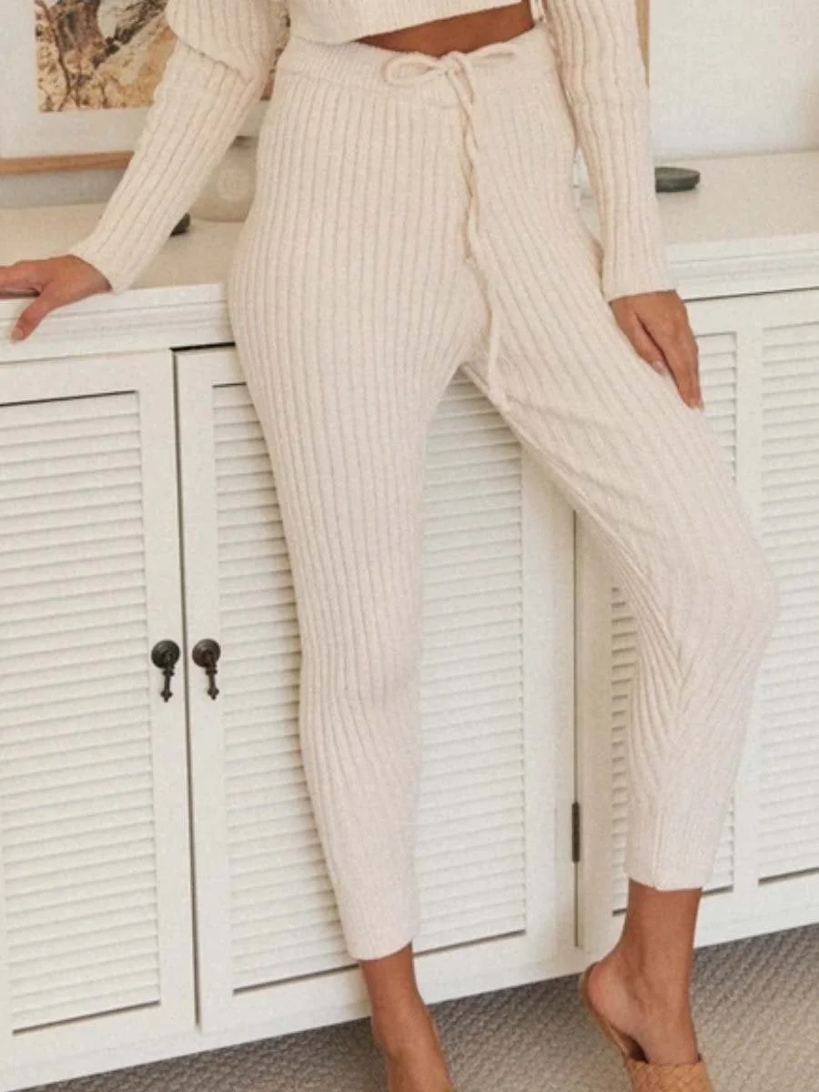 Two-piece knitted sweater