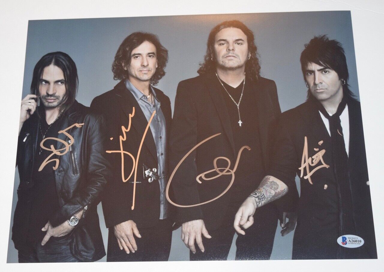 MANA Full Band Signed Autographed 11x14 Photo Poster painting BAS Beckett COA