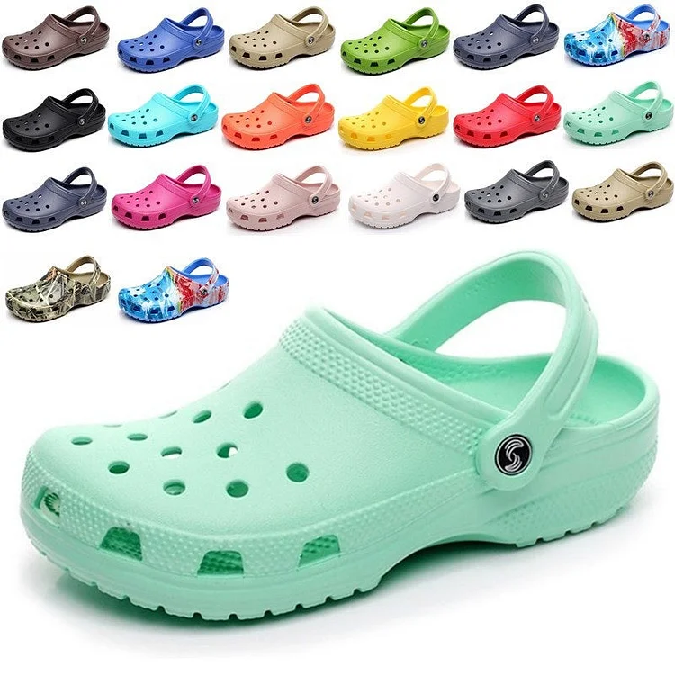 Unisex Garden Clogs Shoes Non Slip Lightweight Clogs Shoes Quick Drying Comfortable Slip On Beach Sandals QueenFunky