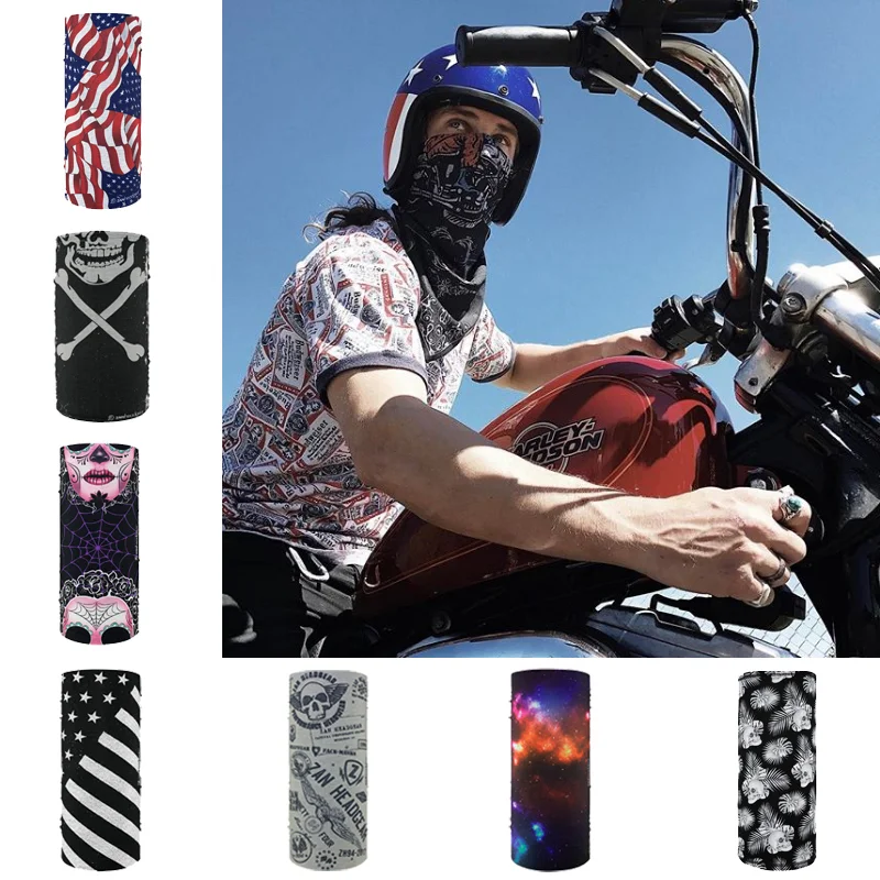 American Motorcycle Rider Quick-drying Mask Sunscreen Sleeve Scarf