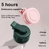 Mini Clip Fan Hanging Waist Neck Fan Girl Electric Air Cooling Fan 900mah USB Le