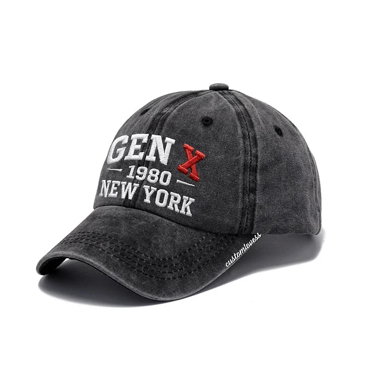 Custom Gen x States Embroidered Hat