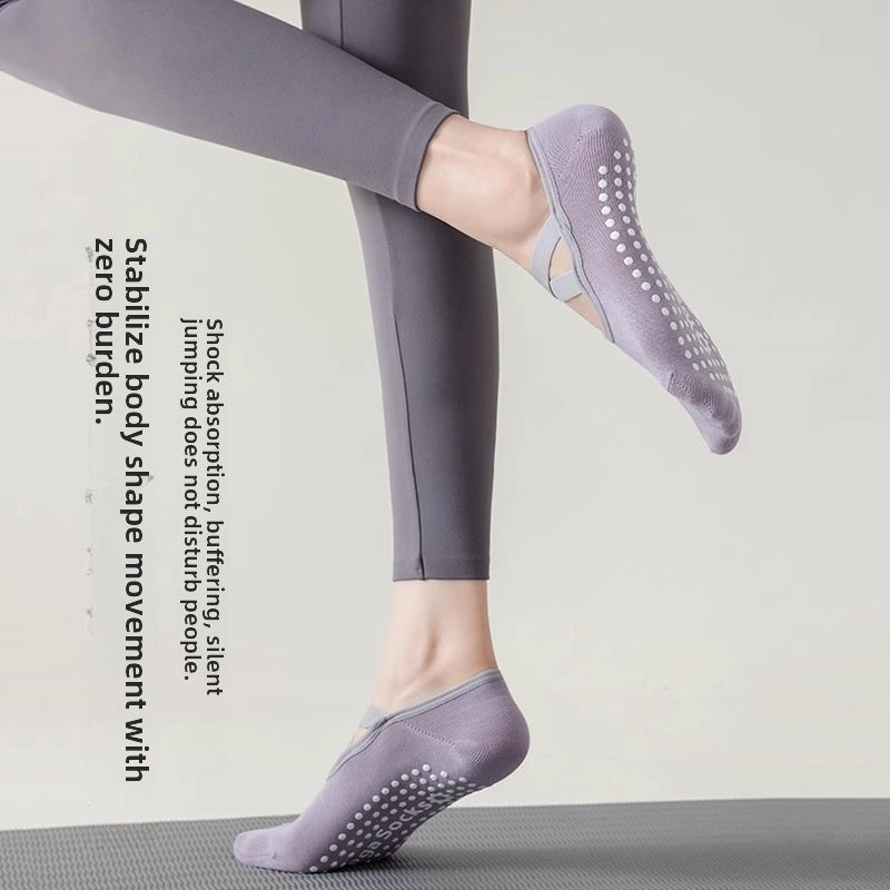Yoga Socks Women Boat Socks Summer Professional Indoor Fitness Dancing Non-slip Silicone Spring And Autumn Pilates Sports Socks