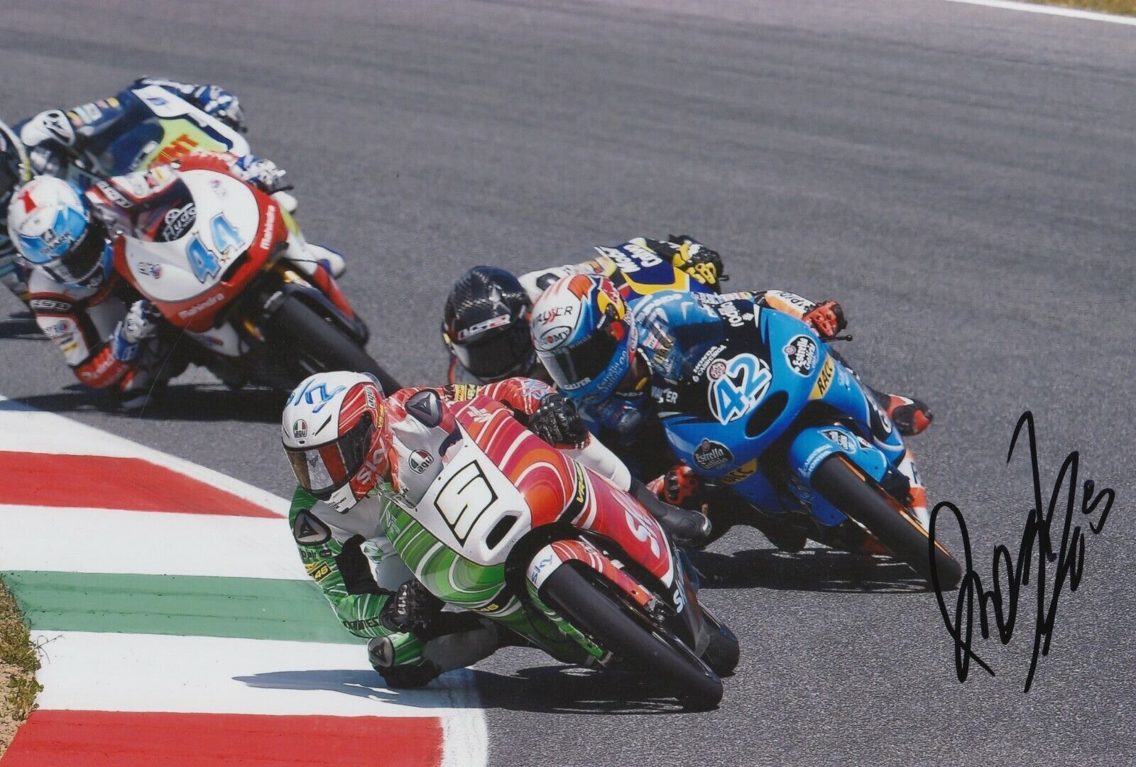 Romano Fenati Hand Signed 12x8 Photo Poster painting - MotoGP Autograph 12.