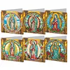 uk.everydayedeals 6Pcs DIY Diamond Painting Greeting Card - Faith Family