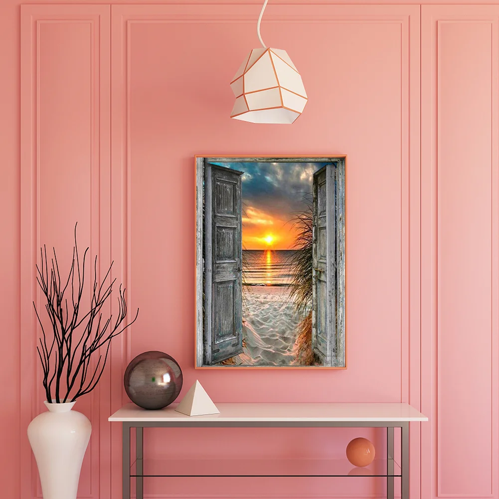 Diamond Painting - Full Round Drill - Sunrise Outside