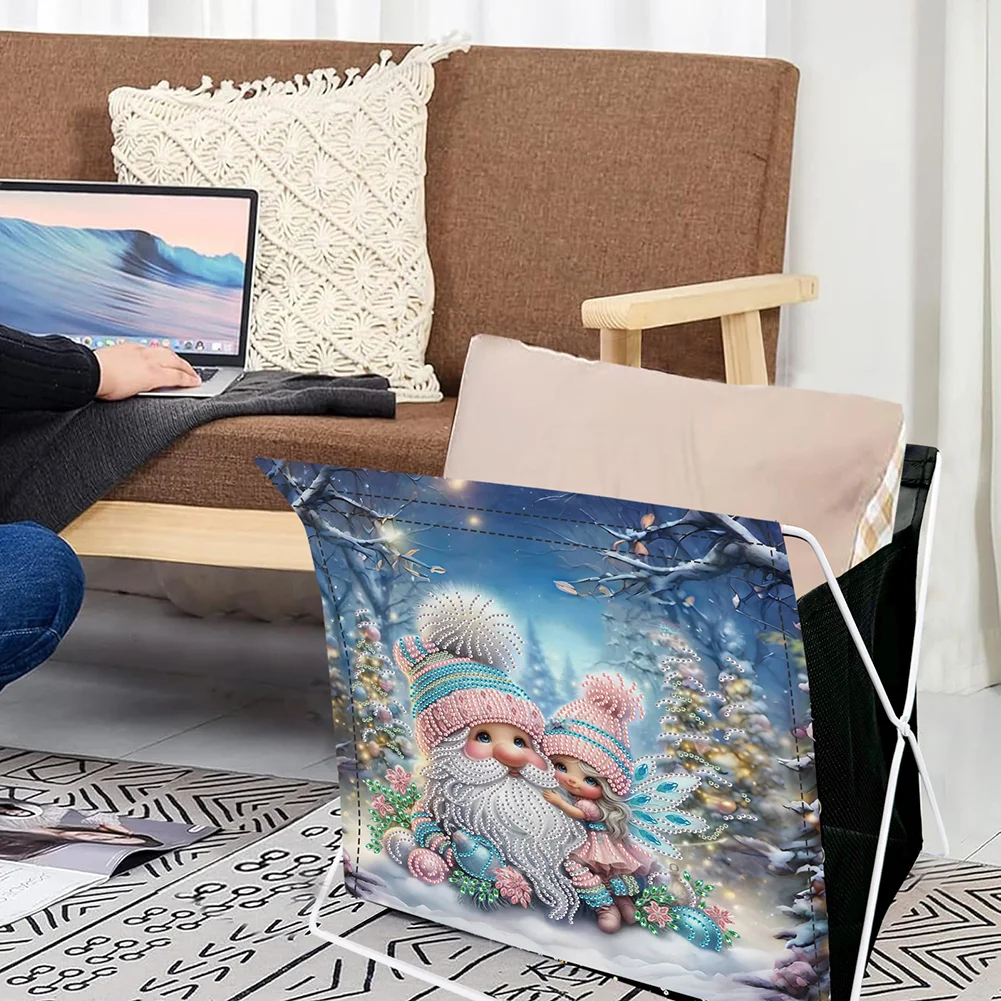 DIY Santa Claus Special Shape Diamond Painting Storage Rack for Adults Kids