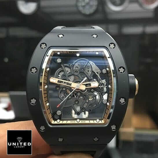 Richard Mille RM055 Bubba Watson Replica black background