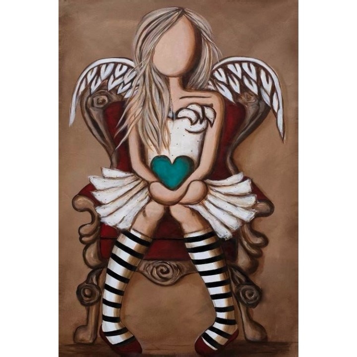 

Faceless Doll - Round Drill Diamond Painting - 30*40CM, 501 Original