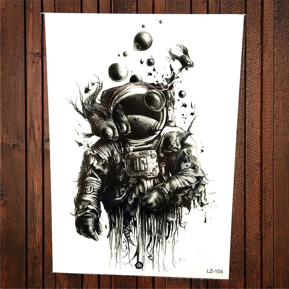 Sdrawing Red Rose Flower Temporary Tattoo Stickers Women Body Art Tattoo Arm Sleeve 21x15CM Large Fake Flash Waterproof Tatoo Henna