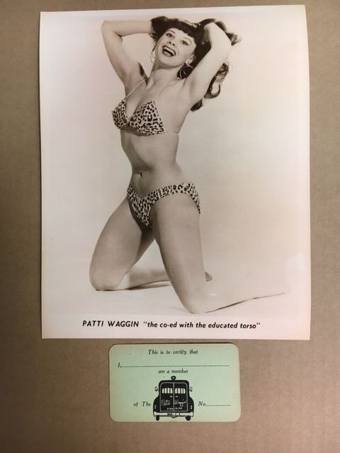 Patti Waggin Fan Club Card Special! Original Card & High Quality Fan Club Photo Poster painting