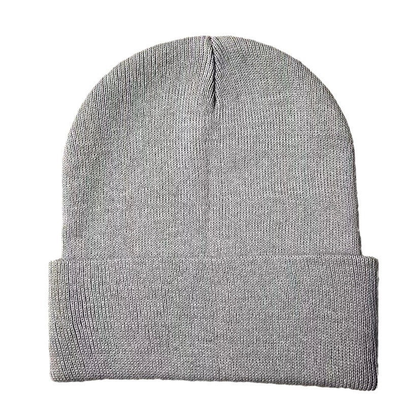 Unisex Minimalist Solid Color Eaveless Wool Cap