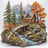 Four Seasons Scenery Autumn-11CT Stamped Cross Stitch 50*50cm/19.69*19.69in tapestrymarket